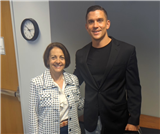 Cybersecurity's Tracy Gregorio and presenter Greg Tomchick