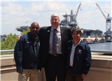VSRA President Bill Crow with the 2014 Tradesmen of the Year